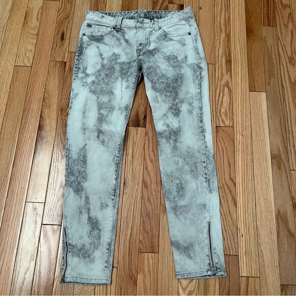 Armani Exchange Low Rise Straight Leg with ankle zippers- Size 8 - Picture 1 of 12